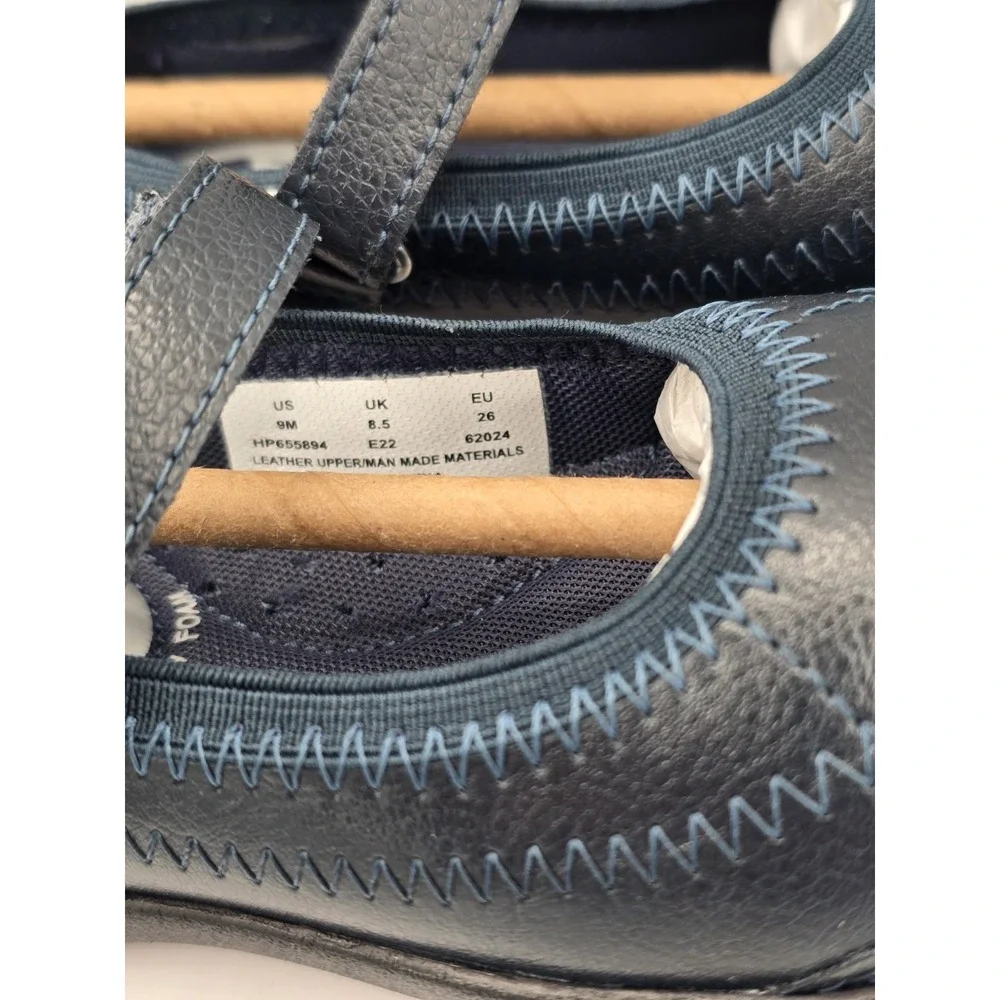 Hush Puppies Girls child Hp-reese Mary‎ Jane Flat, Navy, 9 M Little Kid US